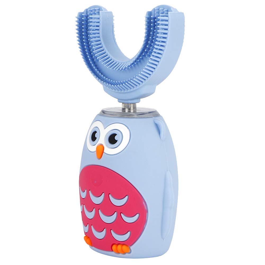 Automatic Toothbrush, Intelligent Automatic USB Rechargeable U‑Shaped Electric Toothbrush Kid Teet