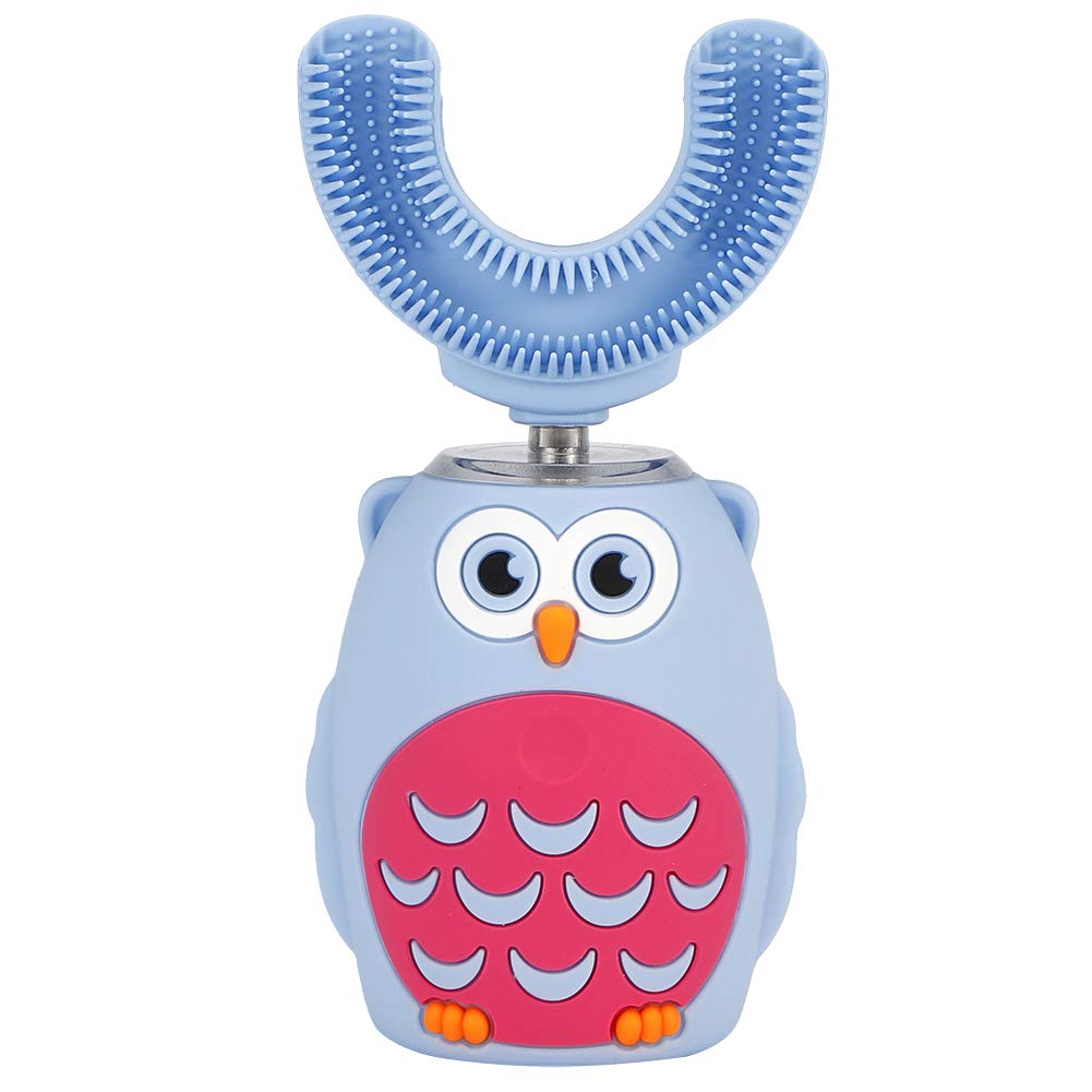 Automatic Toothbrush, Intelligent Automatic USB Rechargeable U‑Shaped Electric Toothbrush Kid Teet