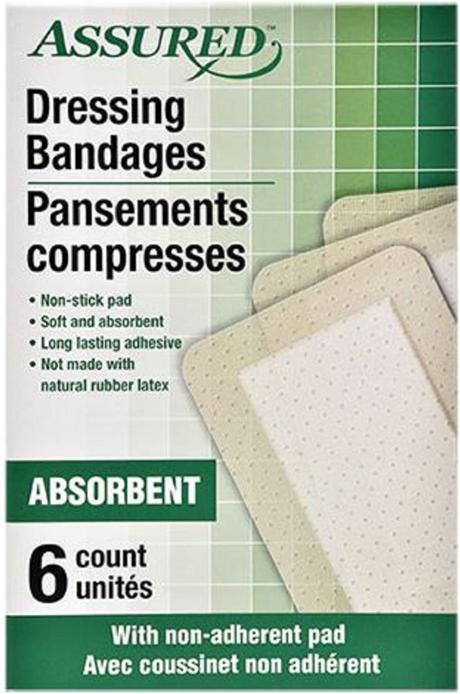 Large Individually Wrapped Sterile Adhesive Dressing Bandages, 24-ct