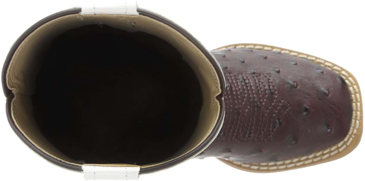 Roper Square Toe Faux Ostrich Western Boot