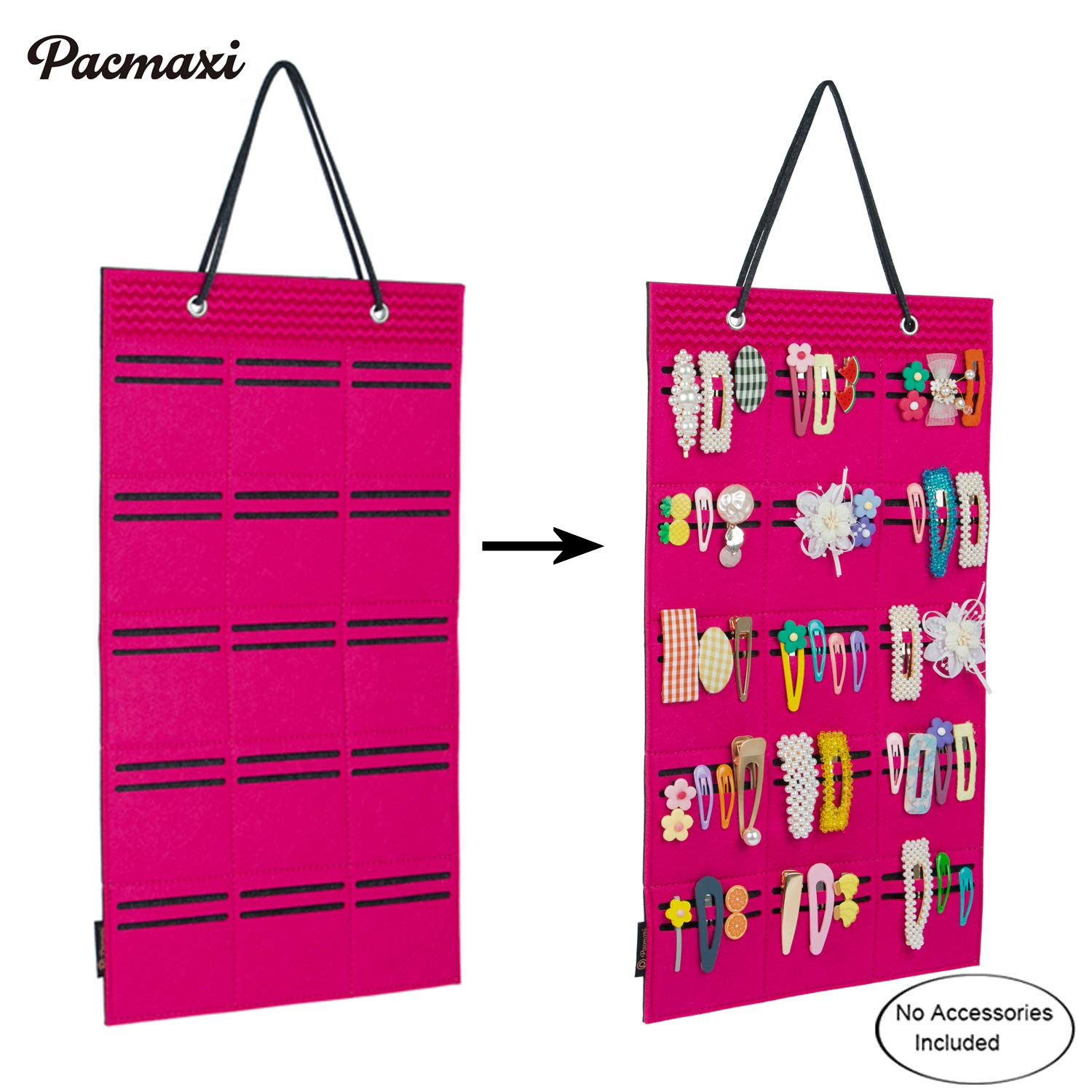 Baby hair Clips Organizer, Hanging Baby Girls Hair Bows Organizer Storage, Hair Barrettes Accessory