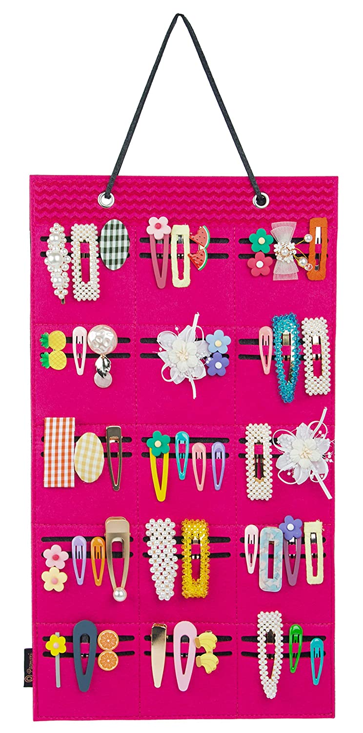 Baby hair Clips Organizer, Hanging Baby Girls Hair Bows Organizer Storage, Hair Barrettes Accessory