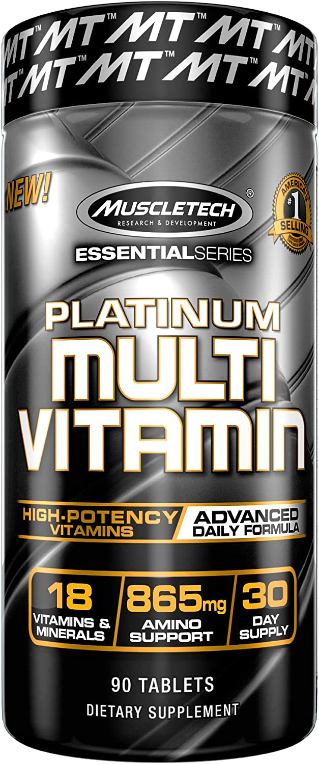 MuscleTech Multivitamin, Multi Vitamin for Adults, 90 Count