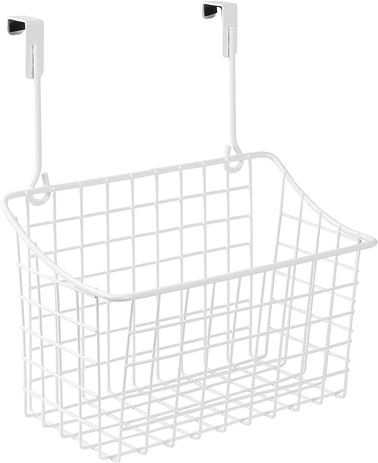 Spectrum Grid Storage Basket, Over The Cabinet, Steel Wire Sink Organization for Kitchen & Bathroom,