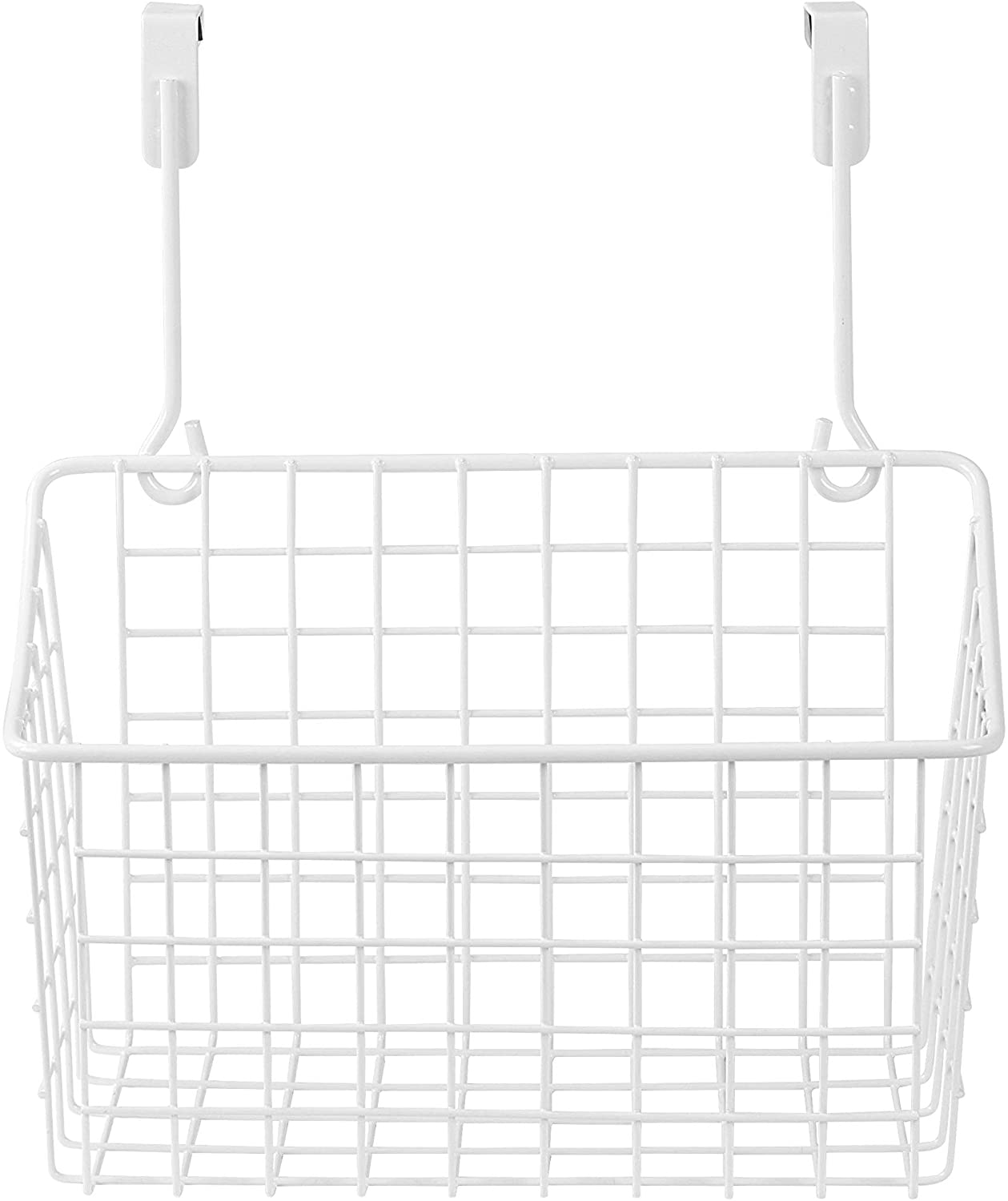 Spectrum Grid Storage Basket, Over The Cabinet, Steel Wire Sink Organization for Kitchen & Bathroom,