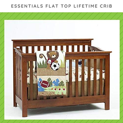 Full Size Conversion Kit Bed Rails for Baby Cache Cribs (Chestnut/Classic Chestnut)