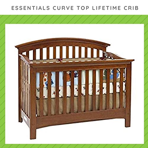 Full Size Conversion Kit Bed Rails for Baby Cache Cribs (Chestnut/Classic Chestnut)