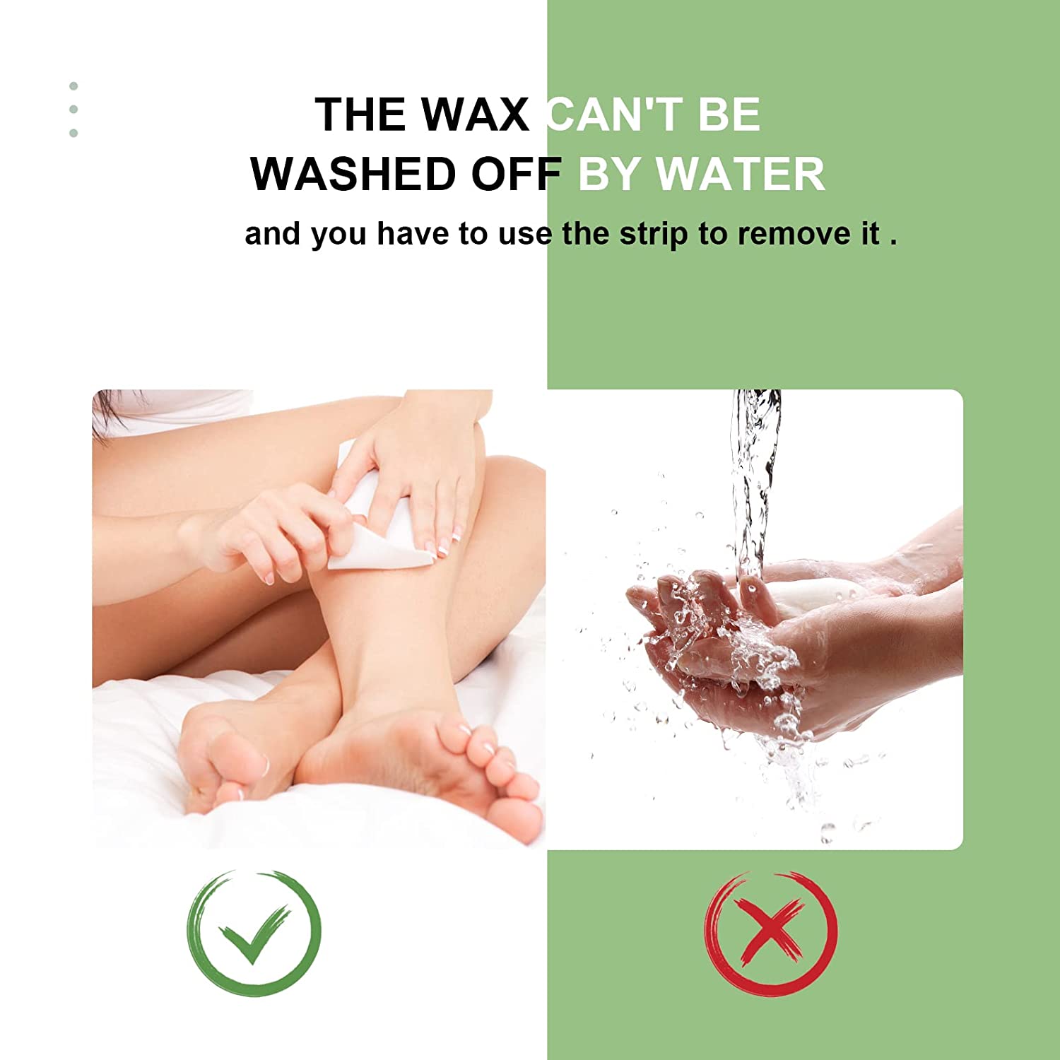 PINKZIO 4 Packs Jasmine Roll On Wax, Hair Removal Wax Cartridge, Body Waxing, 3.52 Oz/Pack