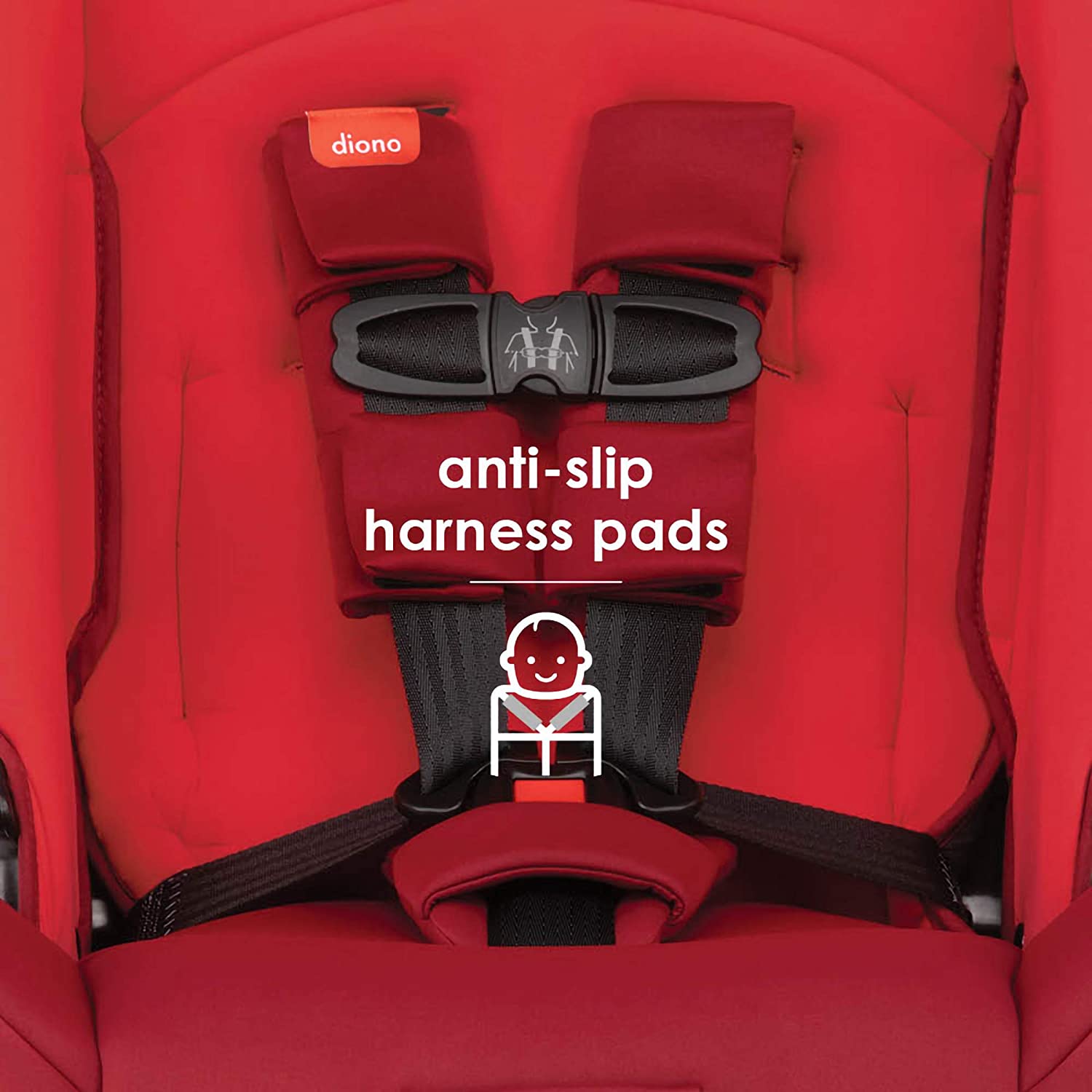 Diono Radian 3R, 3-in-1 Convertible Car Seat, Rear Facing & Forward Facing, 10 Years 1 Car Seat, Sli