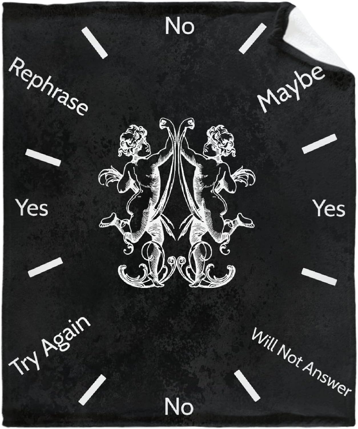 AozyHug Choose Divination Clock Fleece Flannel Blanket Soft Fuzzy Plush Fluffy Blanket Warm Cozy Per