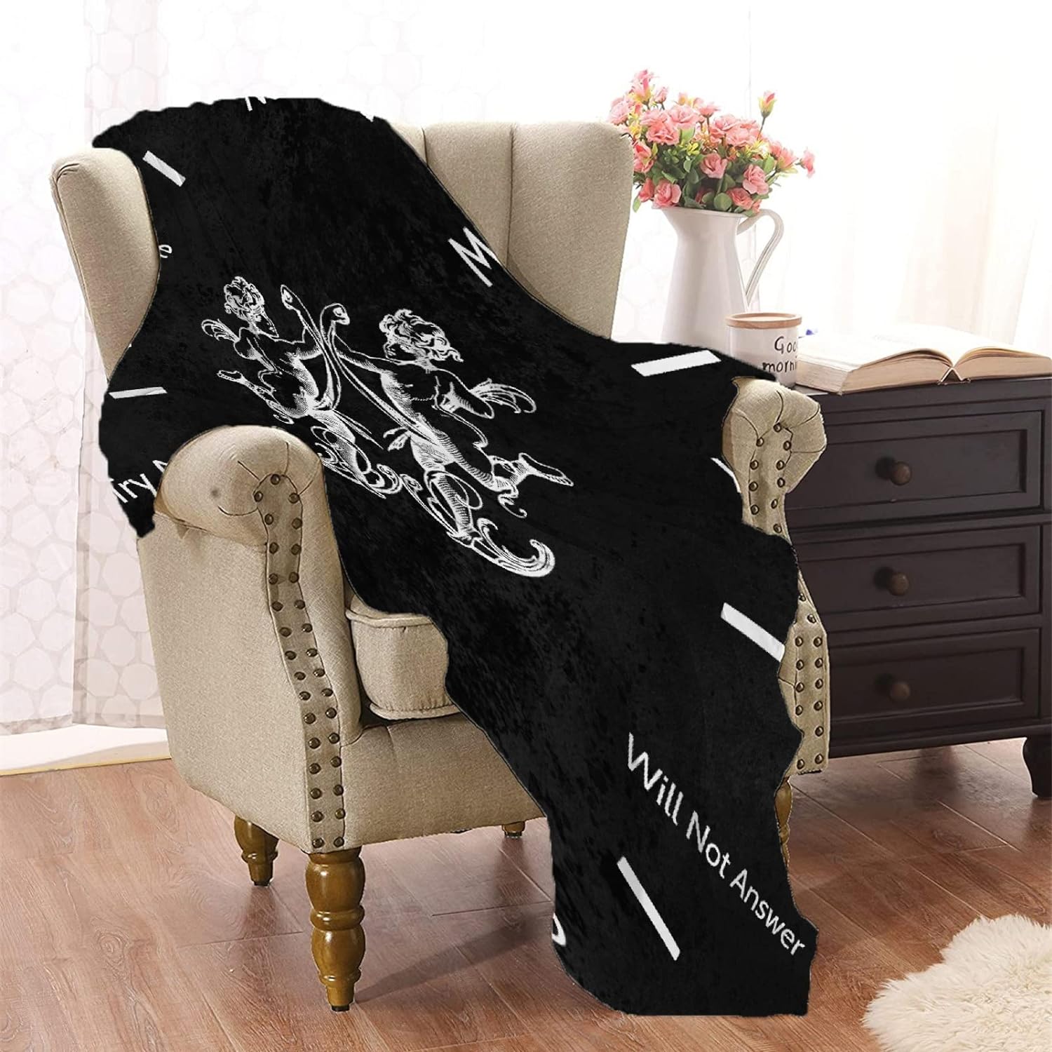 AozyHug Choose Divination Clock Fleece Flannel Blanket Soft Fuzzy Plush Fluffy Blanket Warm Cozy Per