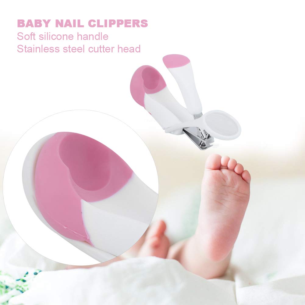 Infant Nail Clipper, Portable Stainless Steel Cutter Head Baby Nail Clipper, Durable for Child Infan