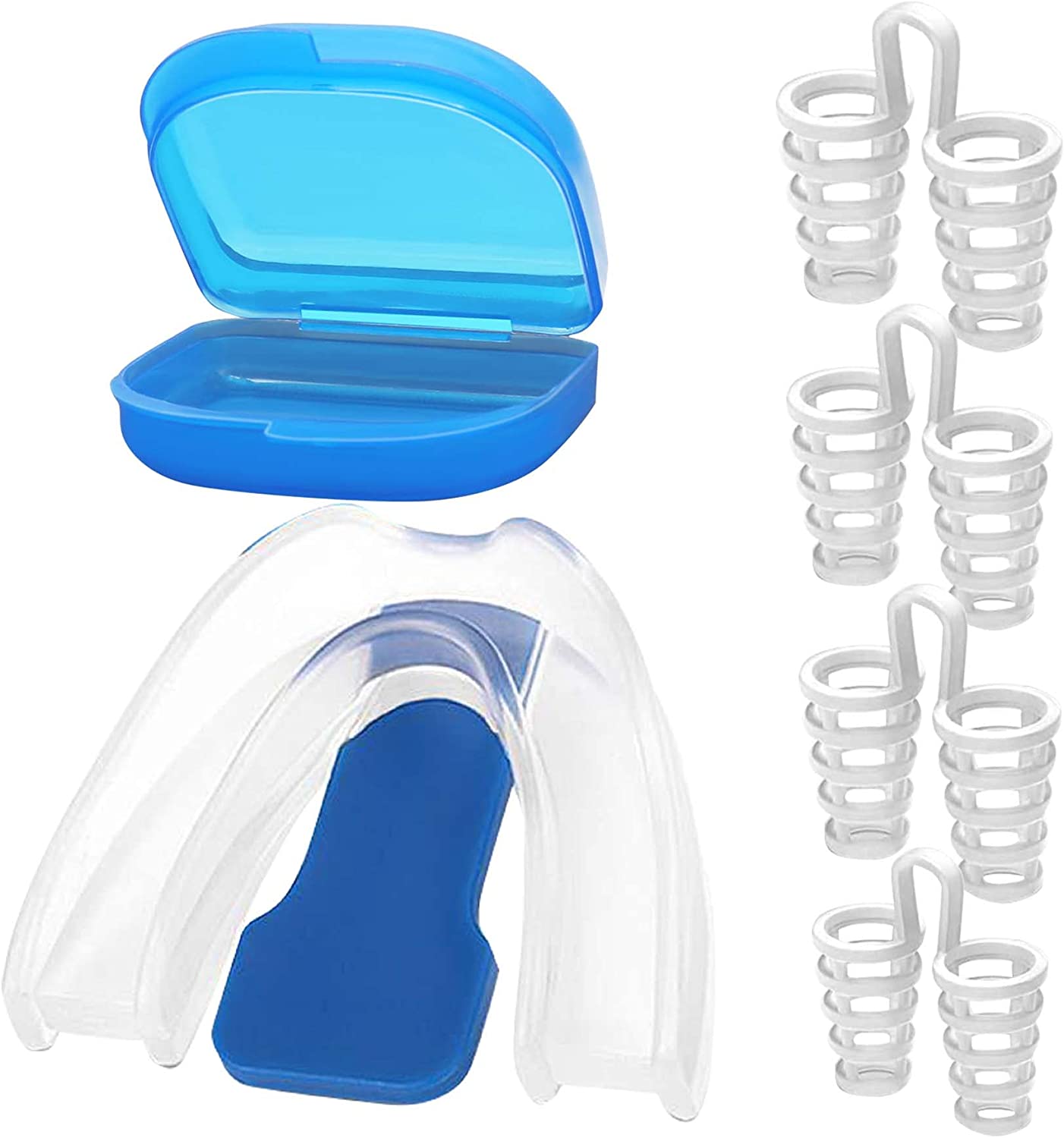 Anti-Snoring Devices, Adjust Jаw Position Snore Stopper with 4 Size Nose Vents Dilаtors, Effective