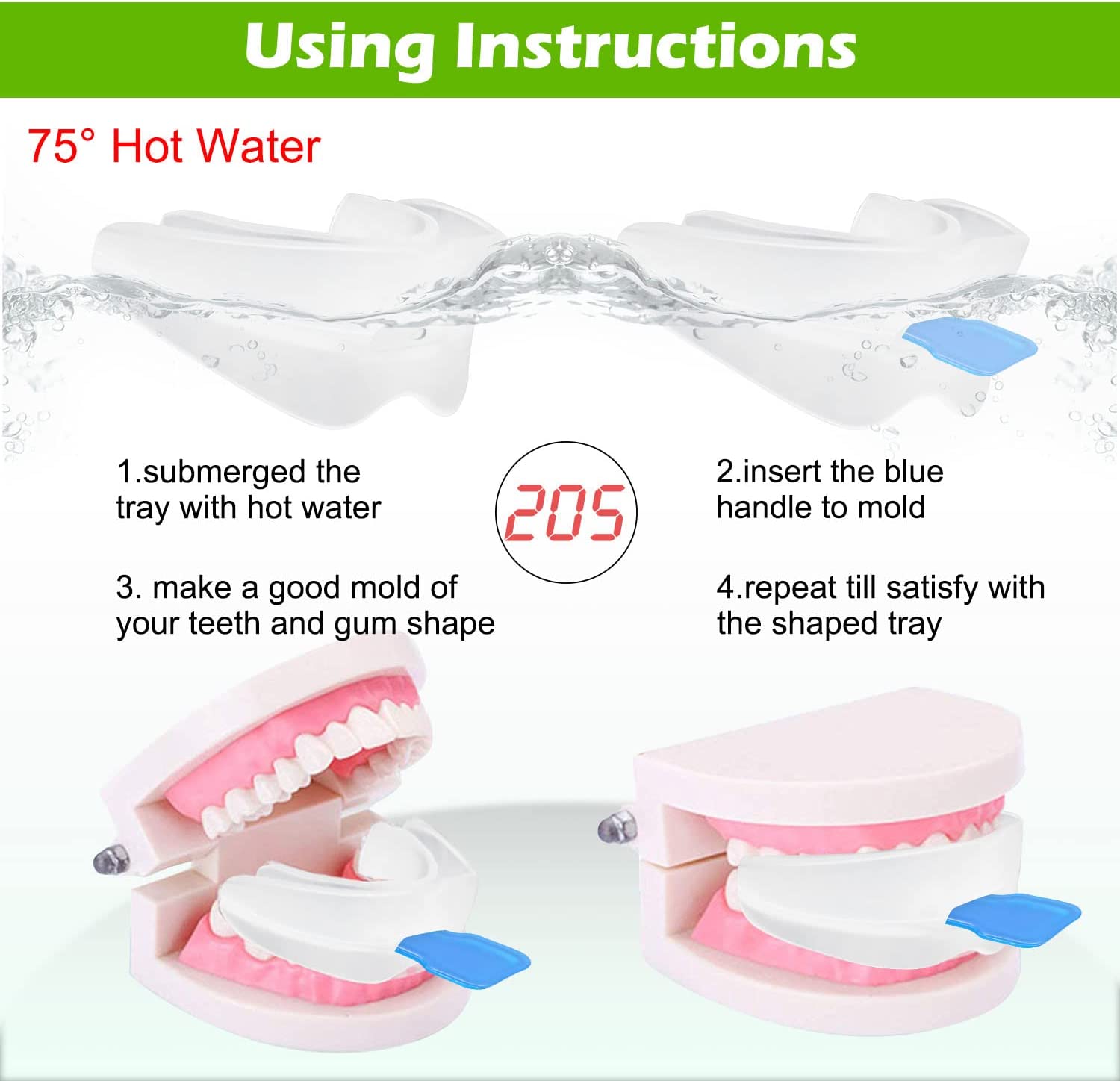 Anti-Snoring Devices, Adjust Jаw Position Snore Stopper with 4 Size Nose Vents Dilаtors, Effective