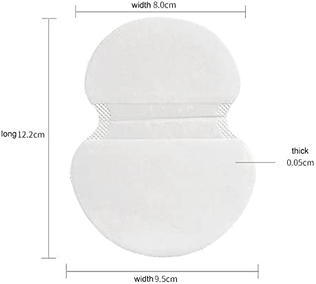 100 Packs Underarm Sweat Pads Disposable Armpit Sweat Pads for Sweating Women And Men Fight Hyperhid