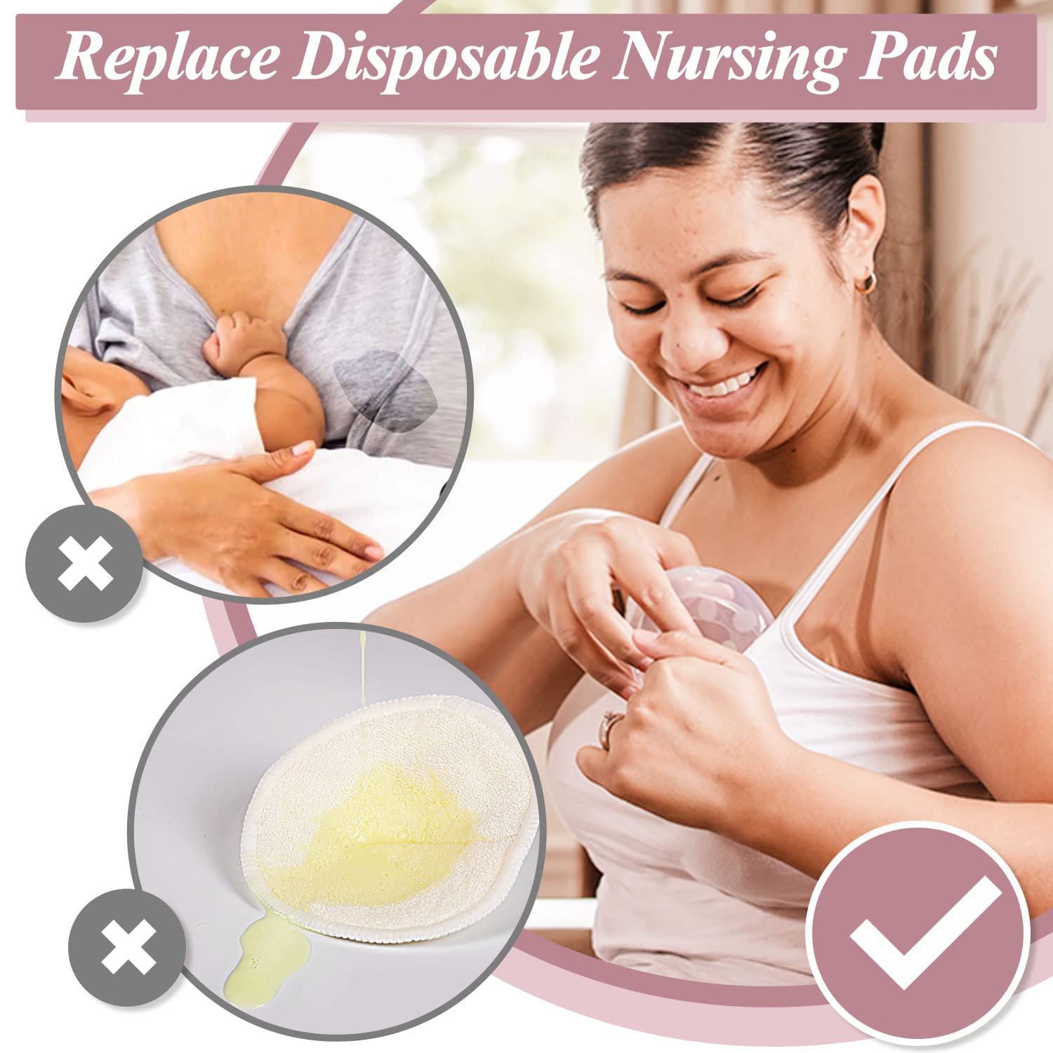 haakaa Ladybug Milk Collector Shells & Silicone Cleaning Brush Combo - 2.5oz/75ml, 2pcs Breast Shell