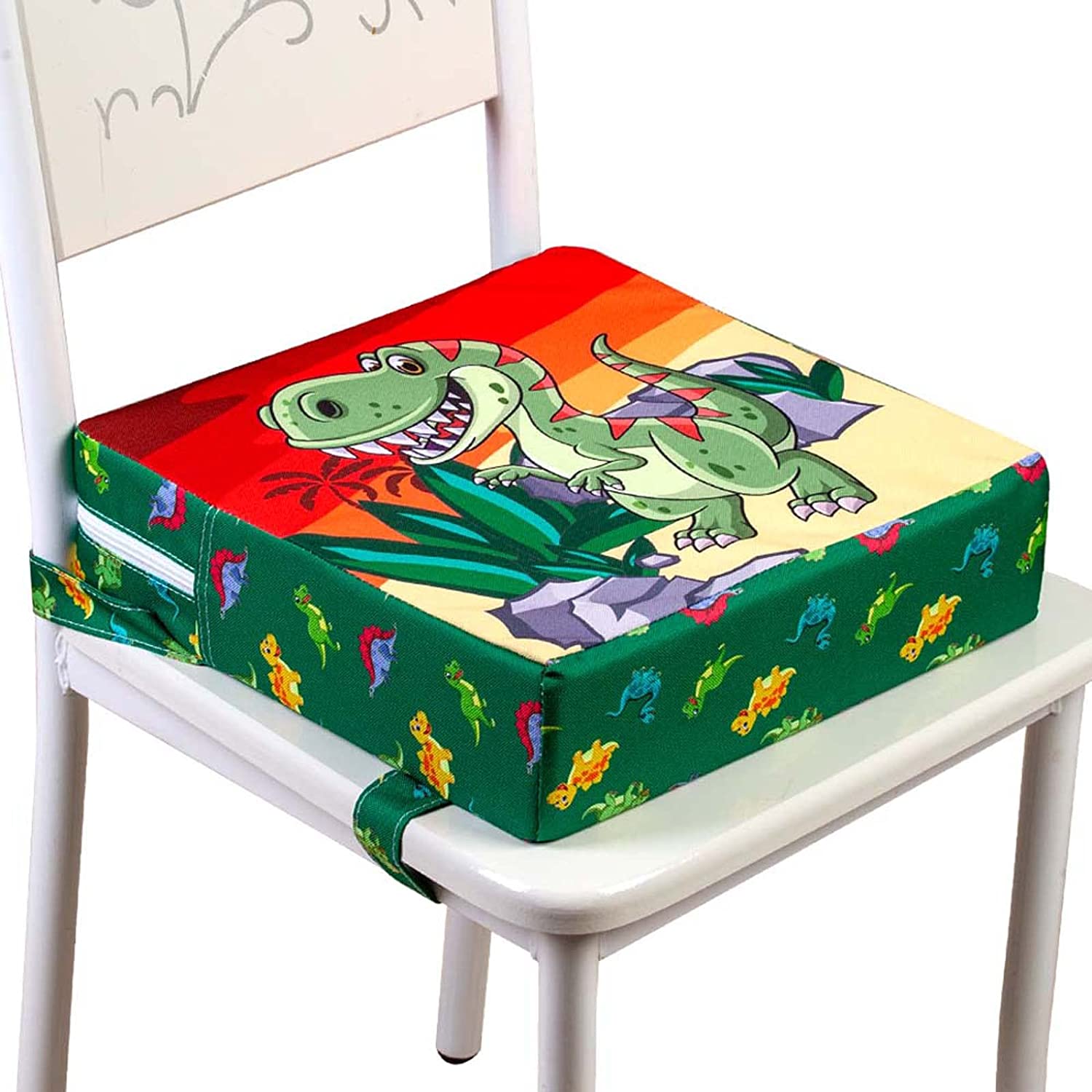 Toddler Booster Seat for Dining Table, Chair Increasing Cushion for Baby Kids, Washable Thick Chair