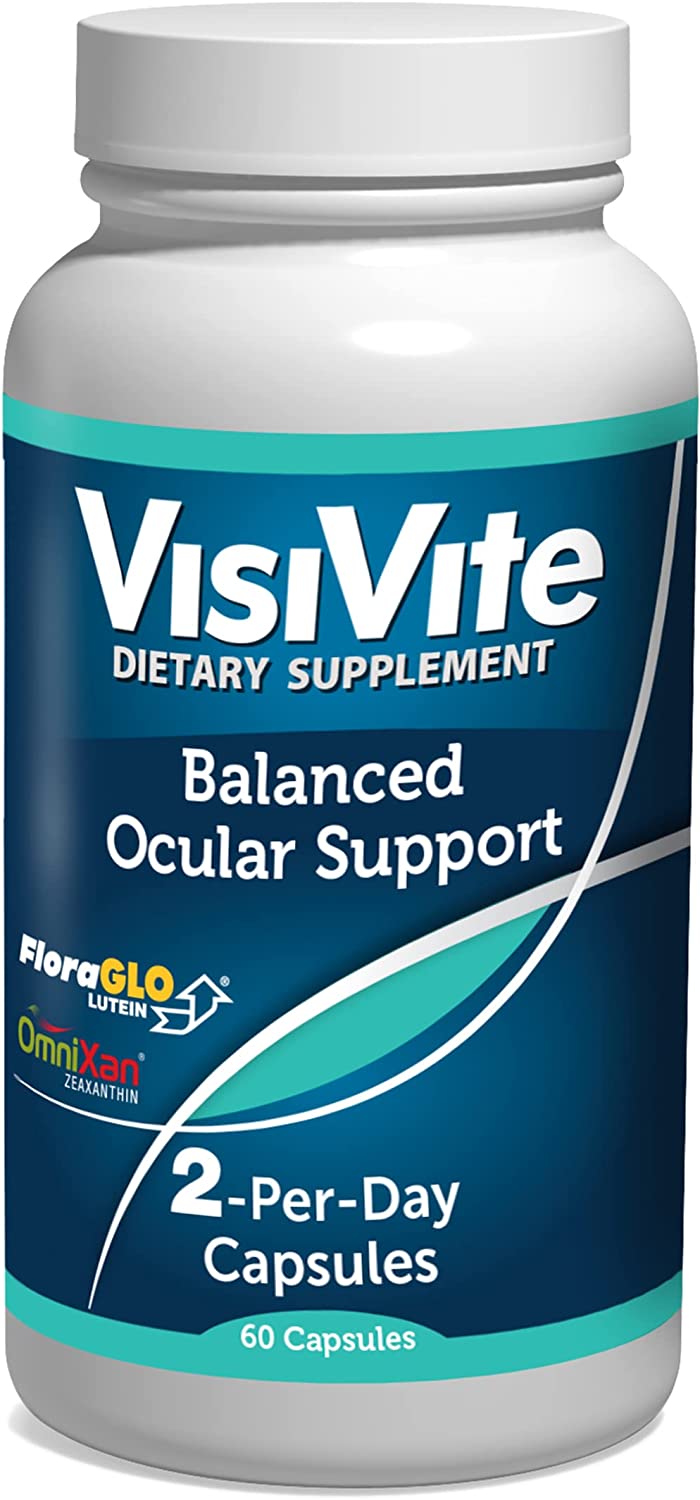 Eye Vitamins - VisiVite Doctor Formulated Balanced Ocular Support - Eye Supplement Macular - Advance