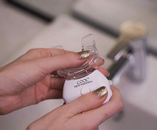 Cool Teeth Whitening Kit with LED Light 35% Carbamide Peroxide Teeth Whitening Products (3) Gel Syri