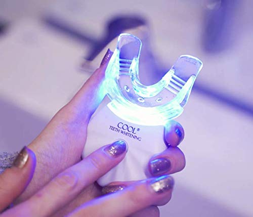 Cool Teeth Whitening Kit with LED Light 35% Carbamide Peroxide Teeth Whitening Products (3) Gel Syri