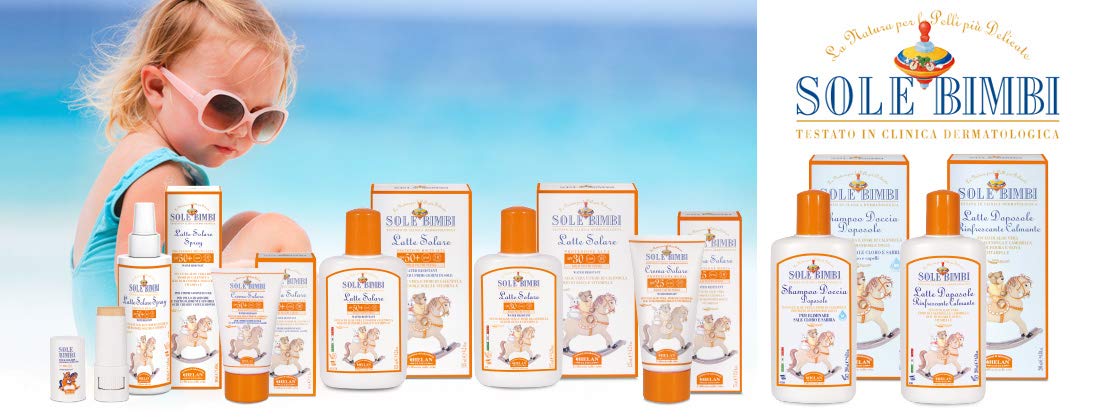 Helan Sole Bimbi 50+ Sun Care Cream for Delicate Infant and Toddler Skin with Aloe Vera