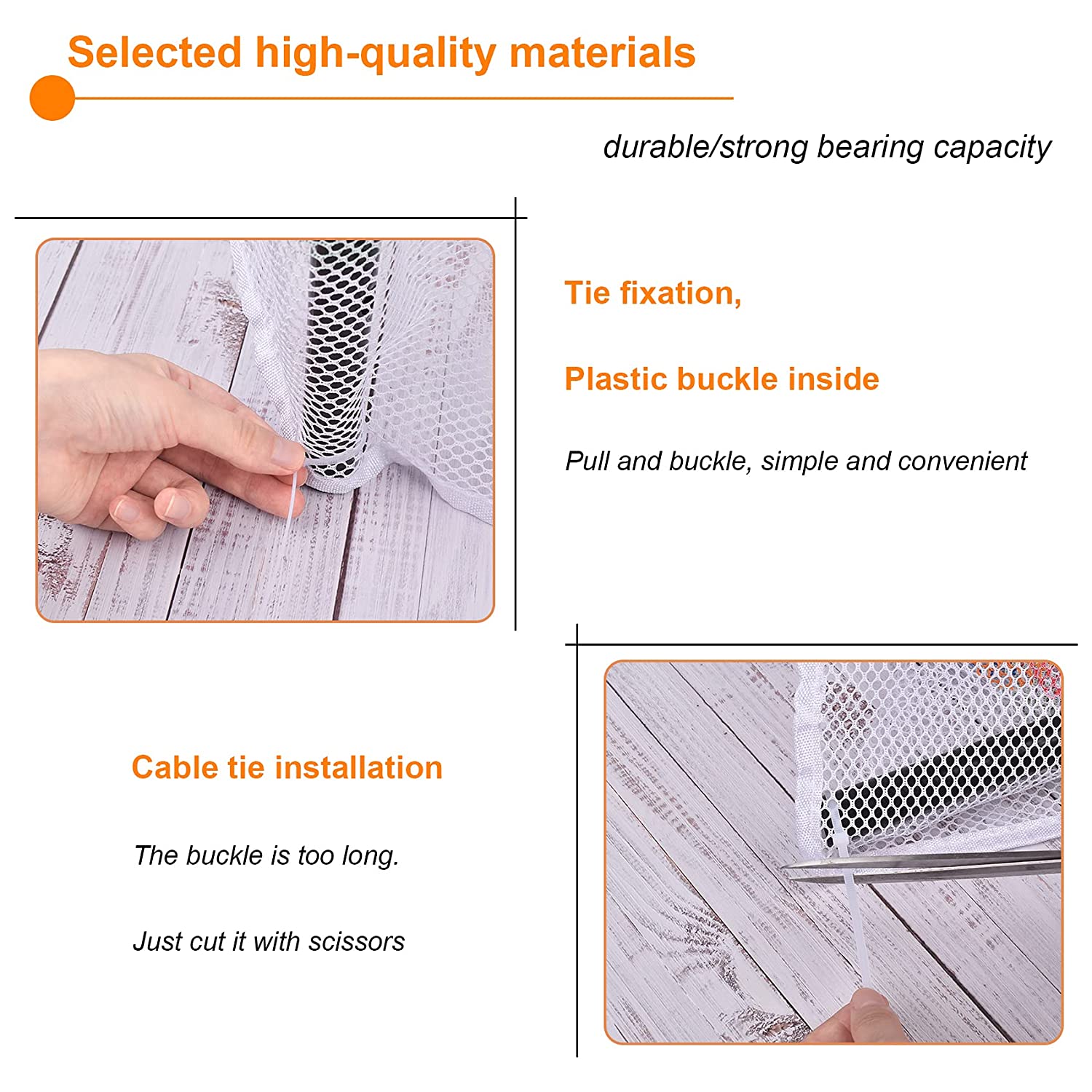 Child Safety Net, Baby Proofing Banister Stair Net, 6.5ft x 2.6ft Durable Balcony Guard Safety Net f