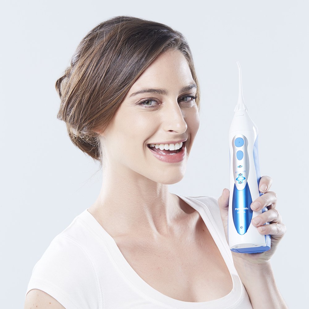 Panasonic Cordless Water Flosser, 3 Speed Pressure Settings Oral Irrigator, Washable, Rechargeable P