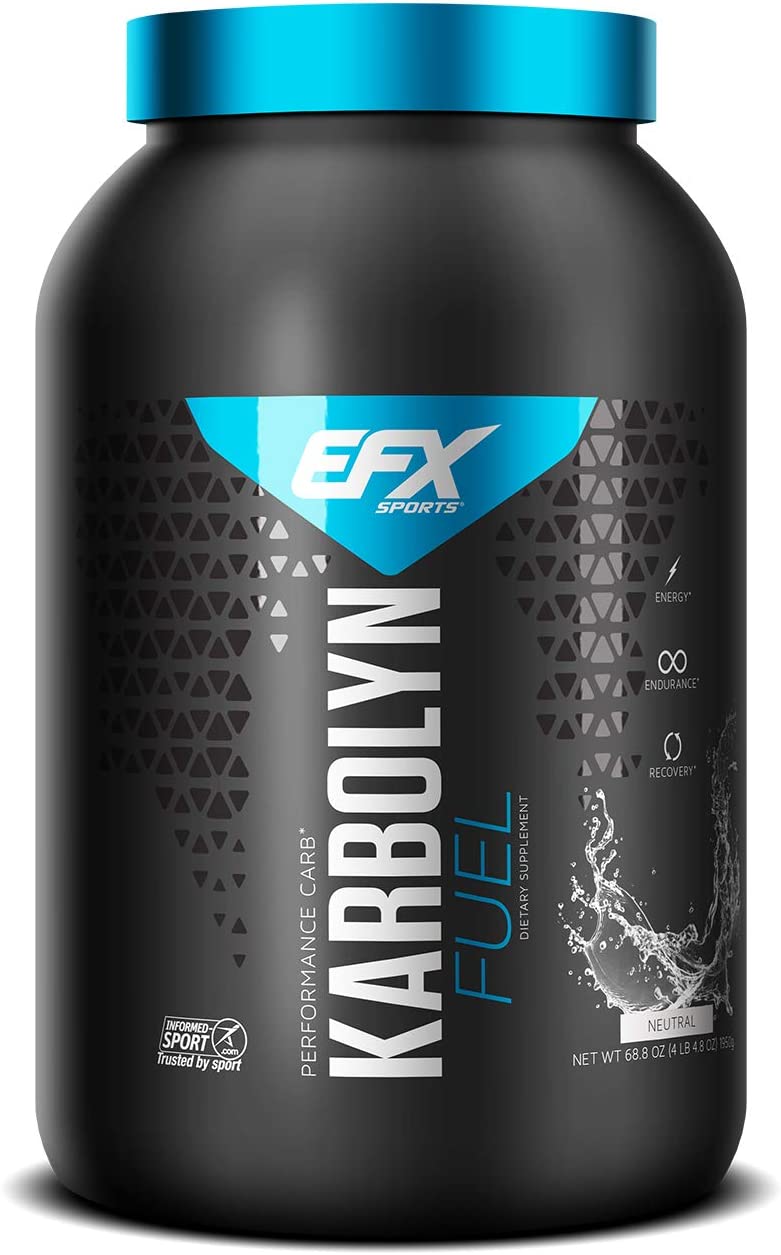 EFX Sports Karbolyn Fuel | Pre, Intra, Post Workout Carbohydrate Supplement Powder | Carb Load, Ener