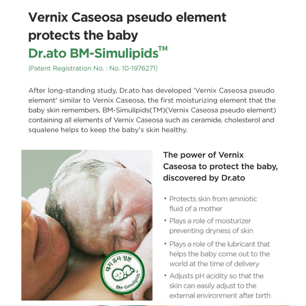 DR.ATO Ultra Rescue Cica Lotion 5.4 fl.oz. (160ml) - pH5.5 Body and Face Baby, Kids Powerful Hydrati