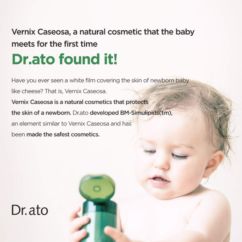 DR.ATO Ultra Rescue Cica Lotion 5.4 fl.oz. (160ml) - pH5.5 Body and Face Baby, Kids Powerful Hydrati