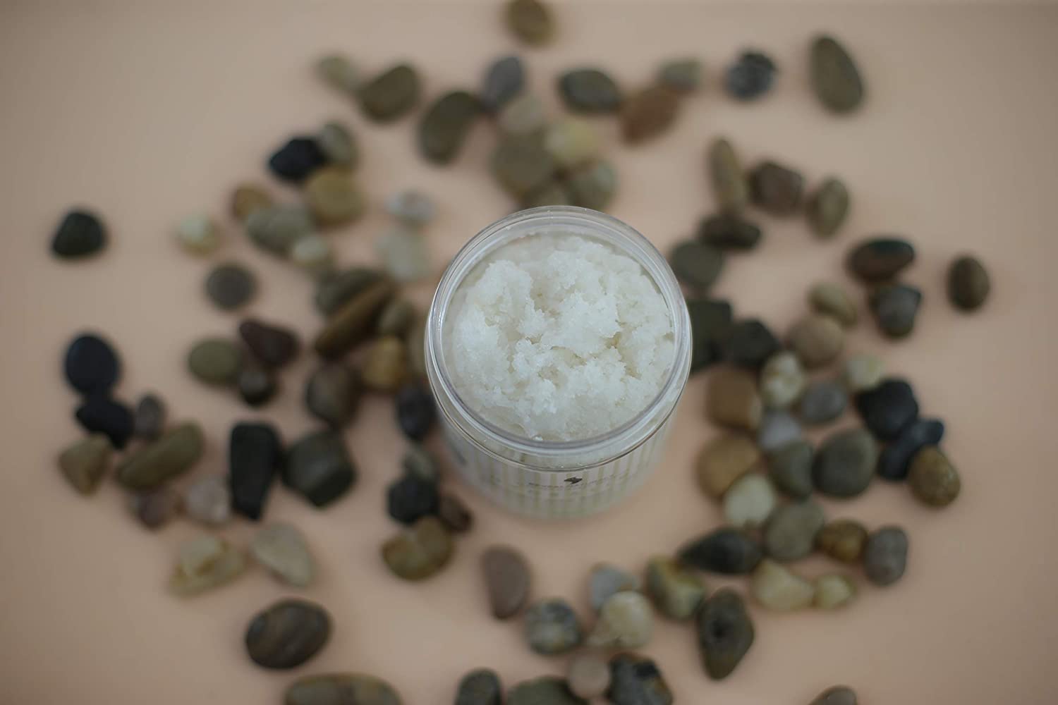 Natural and Organic Coconut Face Scrub & Body Scrub with Dead Sea salt -Enhanced with Shea Butter, A