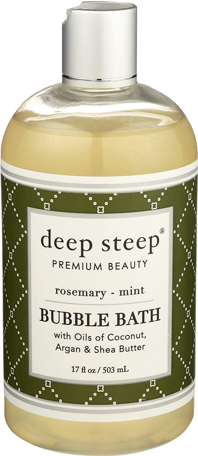 Deep Steep Rosemary Mint Bubble Bath - 17 Fluid Ounces
