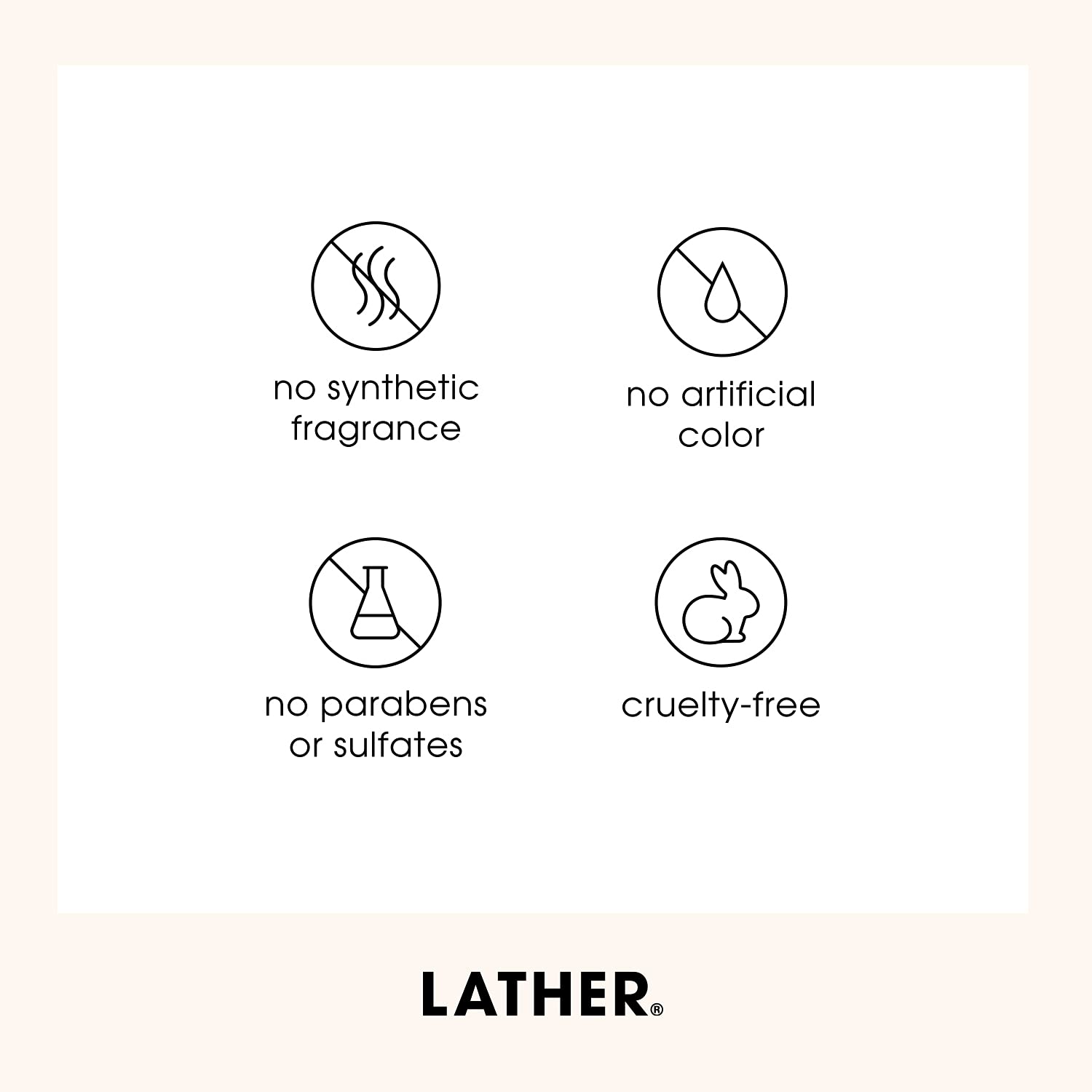 LATHER Mint Thyme Hair Wash, 8-Ounce Bottle