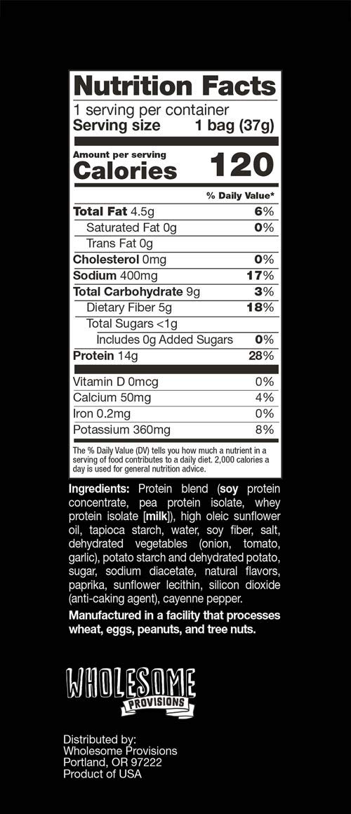 Protein Chips, 14g Protein, 3g-4g Net Carbs, Gluten Free, Keto Snacks, Low Carb Snacks, Protein Cris