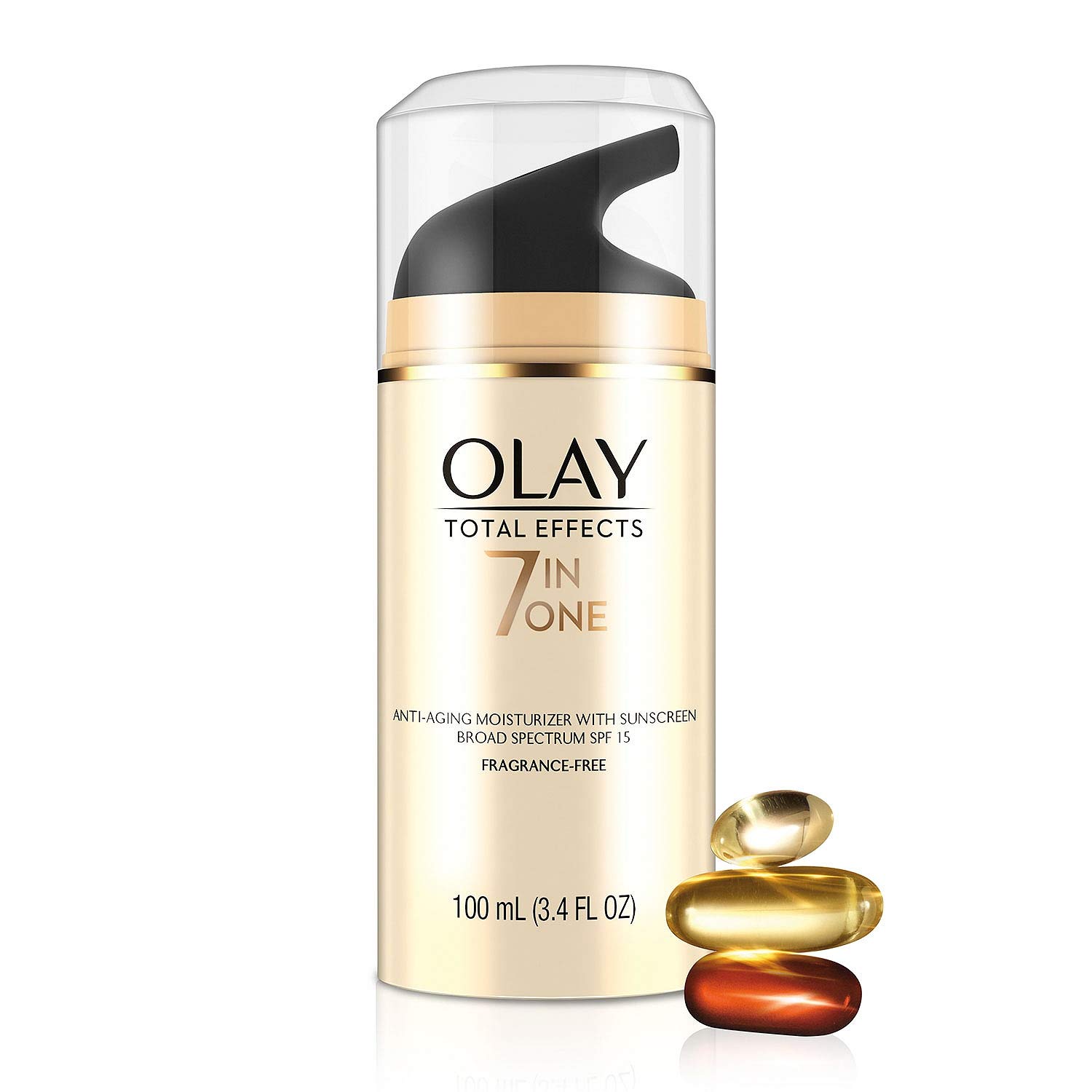 Olay Total Effects Anti-Aging Moisturizer, Fragrance Free (3.4 fl. oz.) (pack of 2)