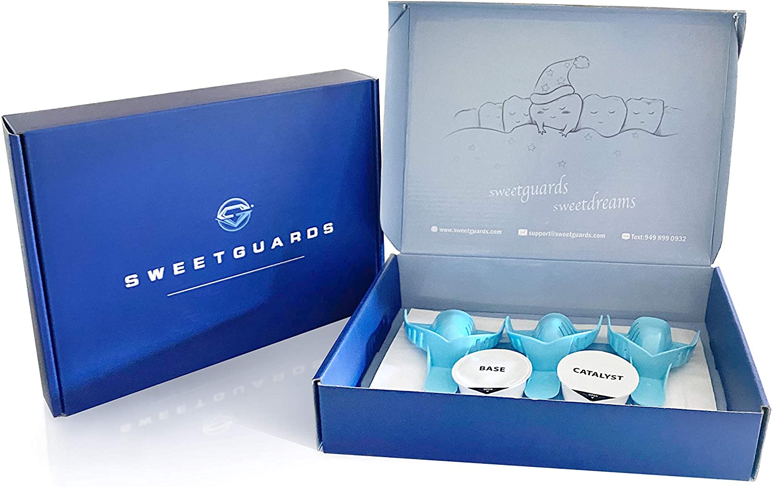 SWEETGUARDS - Lower Guard(Hard-2mm) - Custom Dental Night Guard, Durable Mouth Guard for Bruxism,Cus