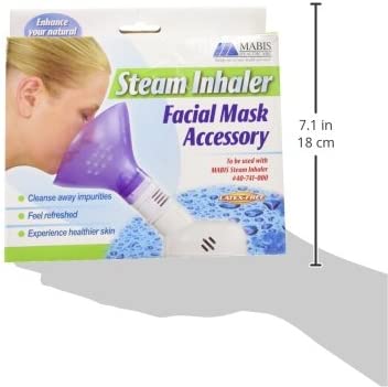MABIS Face Mask for Steam Inhaler, 0.5 Pound