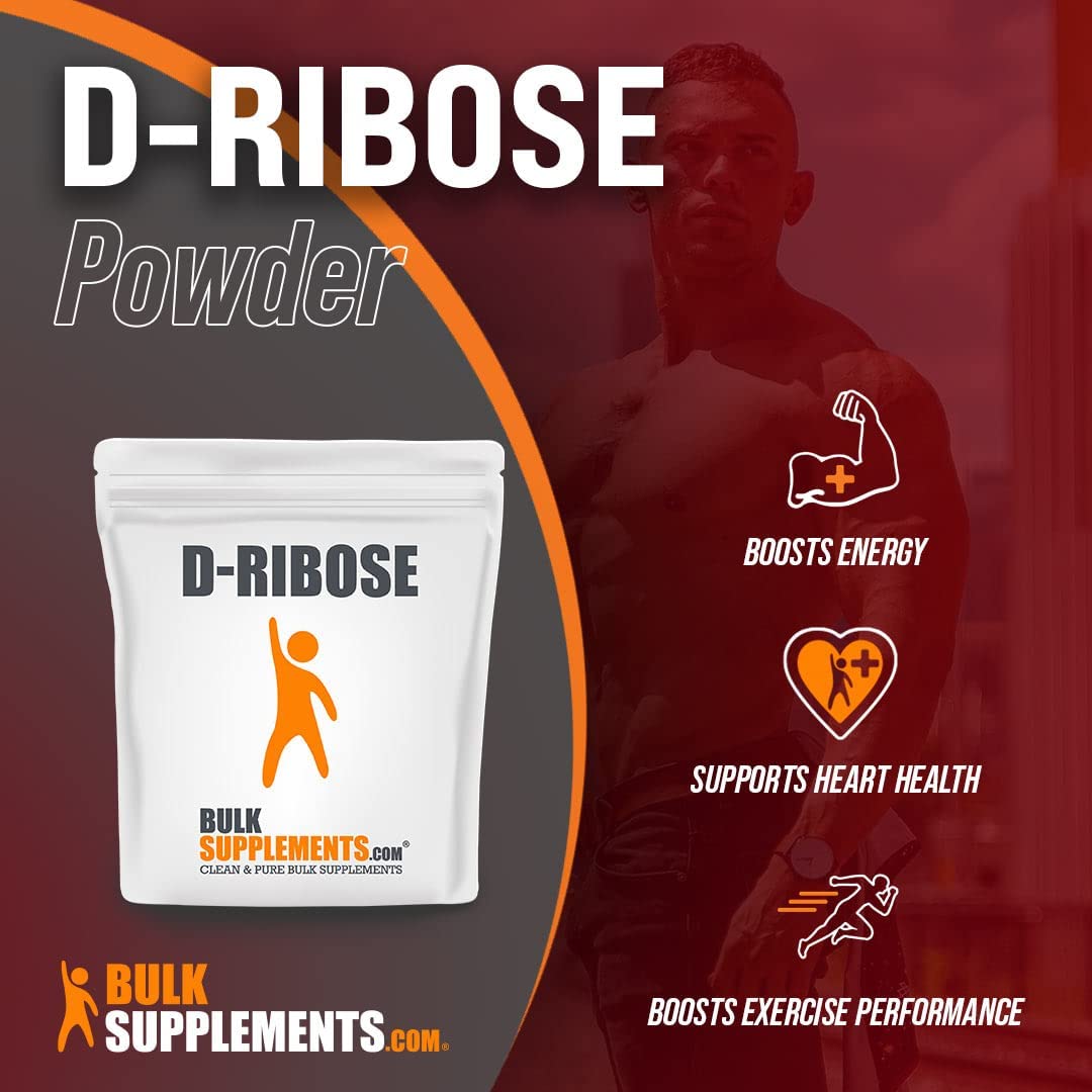 BulkSupplements.com D-Ribose Powder - Energy Supplements - Electrolyte Powder - Ribose Supplement -