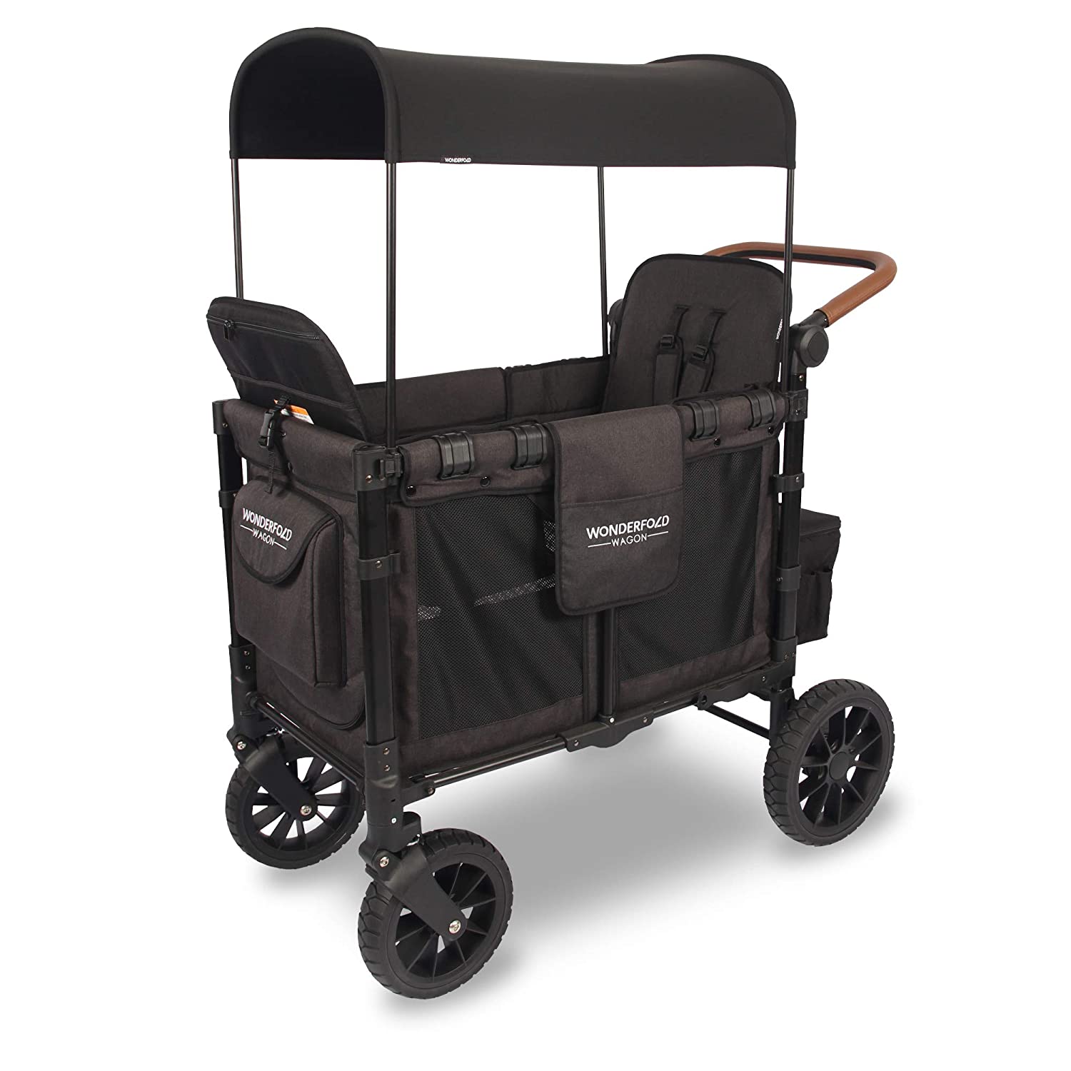 WONDERFOLD W2 Luxe MultiFunction 2 Passenger Folding Stroller Wagon