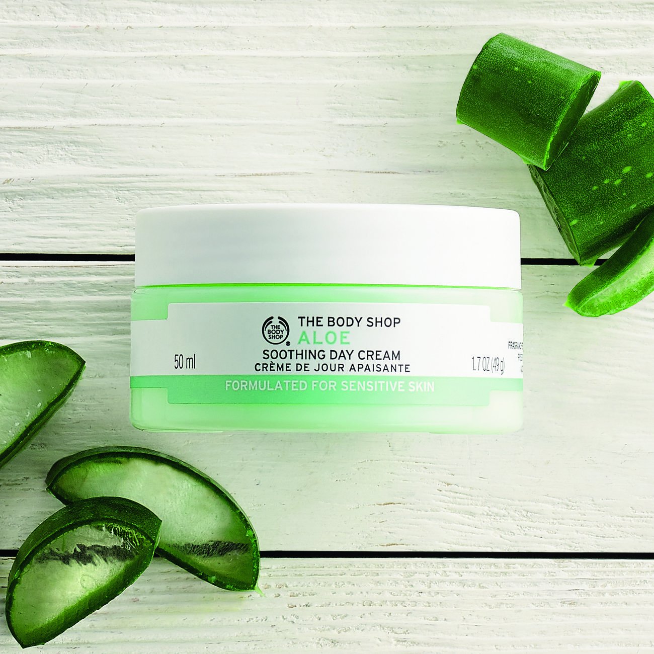 The Body Shop Aloe Soothing Day Cream Regular, 1.7 Ounce (Packaging May Vary)