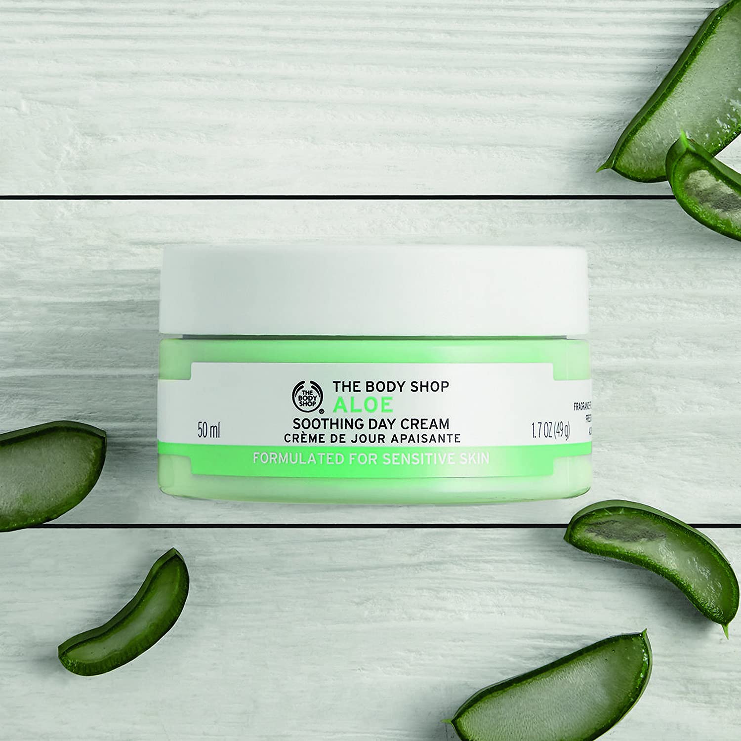 The Body Shop Aloe Soothing Day Cream Regular, 1.7 Ounce (Packaging May Vary)
