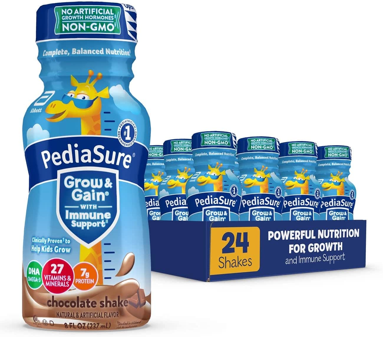 PediaSure Grow & Gain Kids\xe2\x80\x99 Nutritional Shake, with Protein, DHA, and Vitamins & Minerals