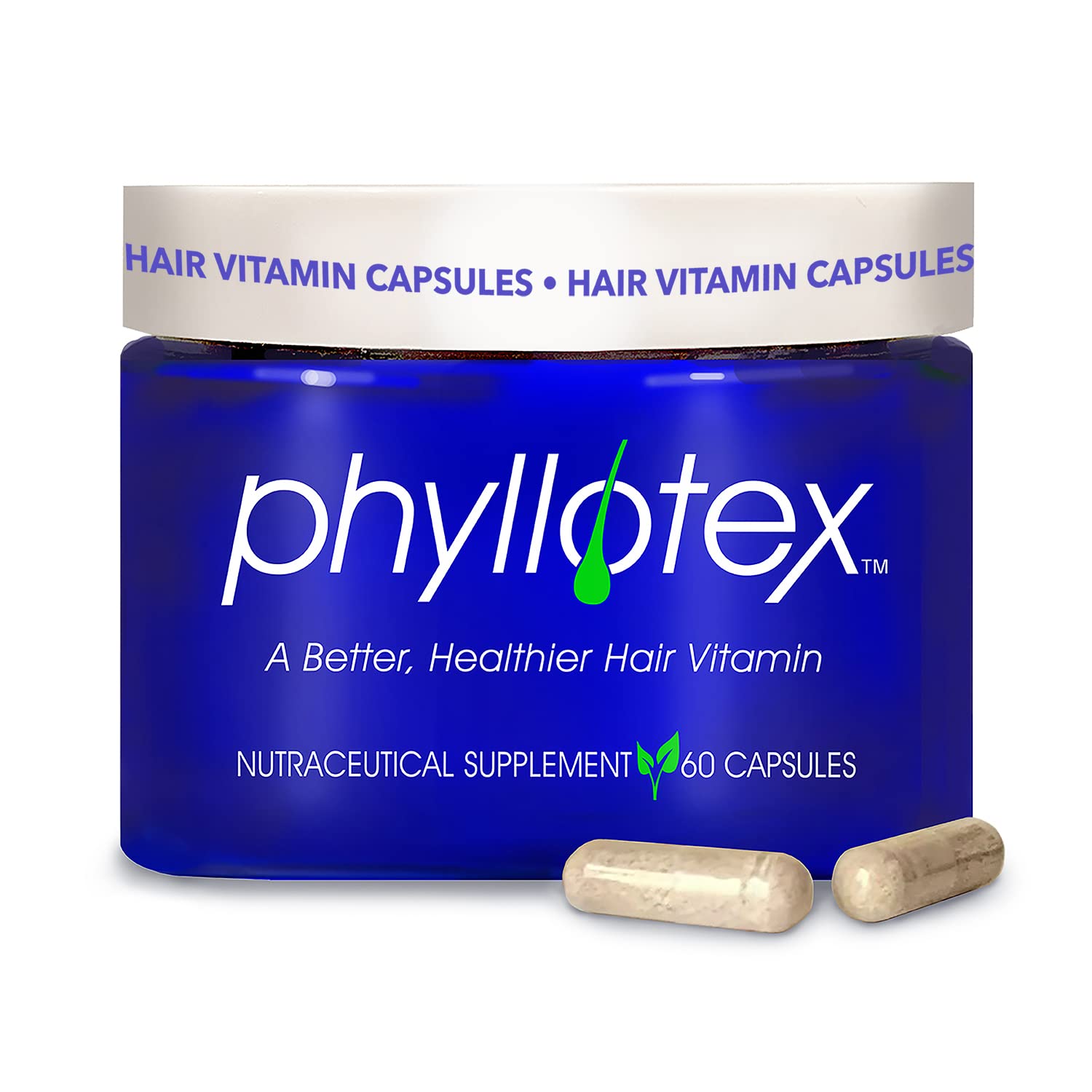 Hair Growth Vitamins for Women and Men by Phyllotex | Scientifically Proven Hair Vitamins for Hair L