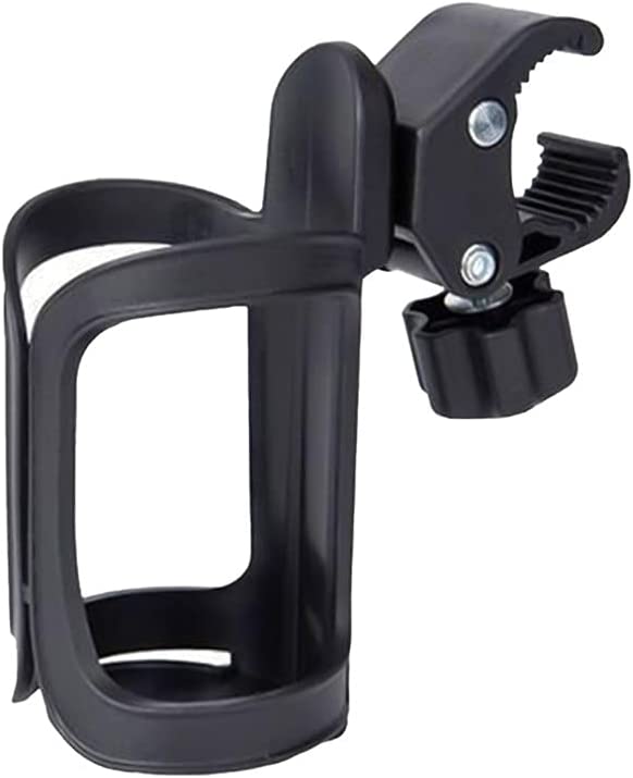 Universal Drink Holder, 2 Pack Bike Bottle Holder Stroller Cup Holders 360 Degrees Rotation Water Bo