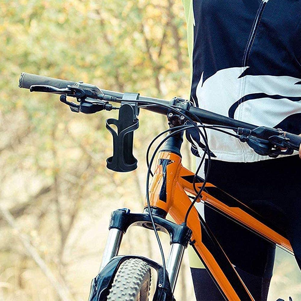 Universal Drink Holder, 2 Pack Bike Bottle Holder Stroller Cup Holders 360 Degrees Rotation Water Bo