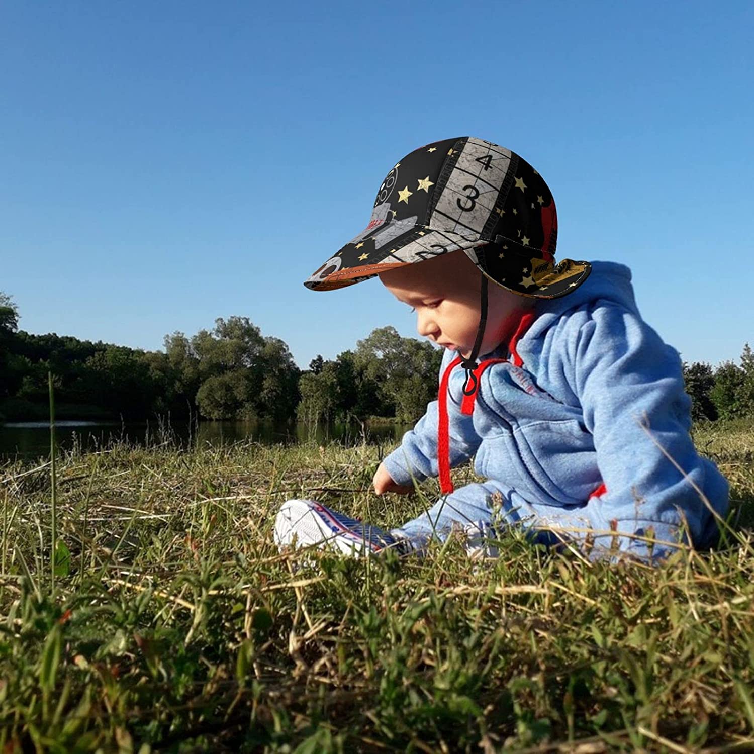 Kids Sun Hat Summer Play Hat Wide Brim Sun Protection Caps for Baby Infant Bucket Hat