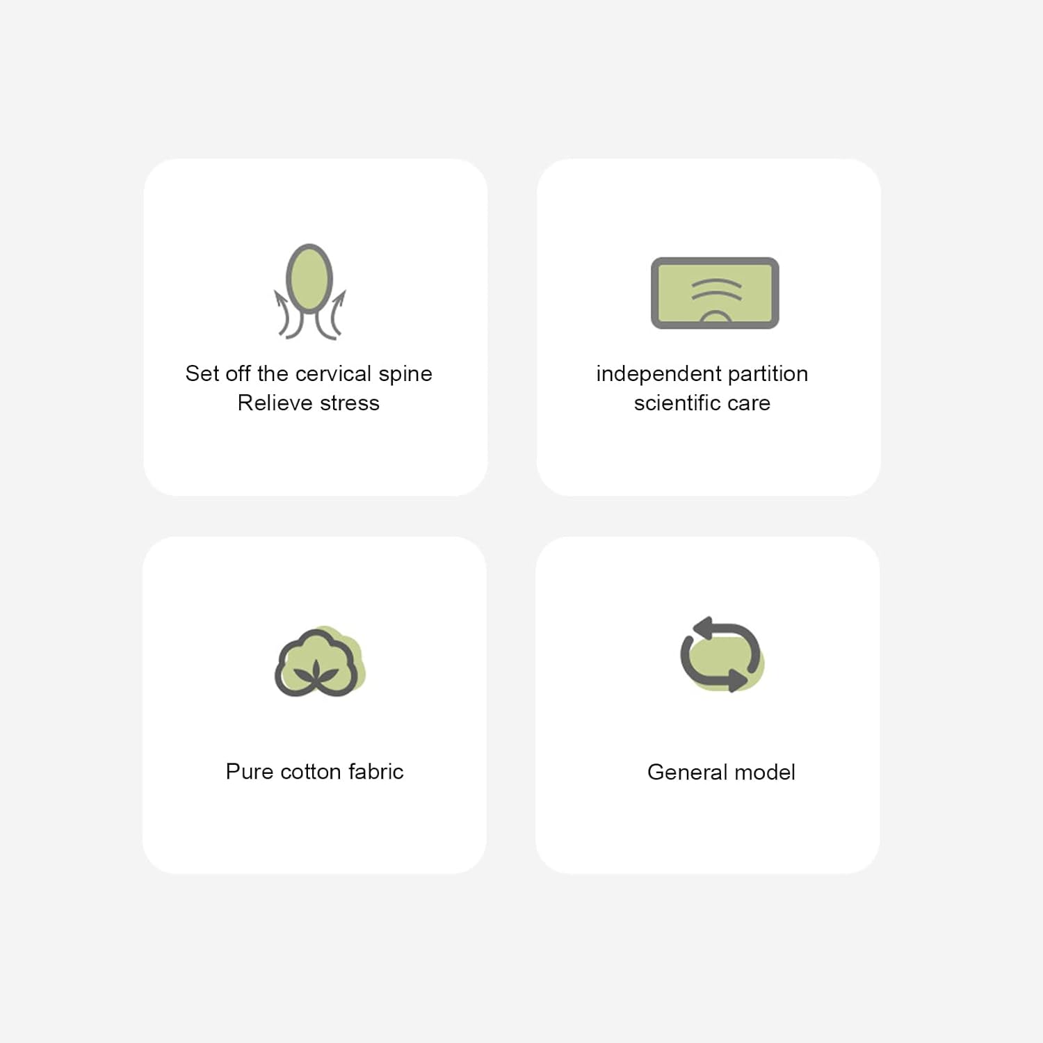 Baby Pillow, Neck Protector Cotton Baby Pillow Environmentally Friendly for Baby(\xe3\x80\x90White C