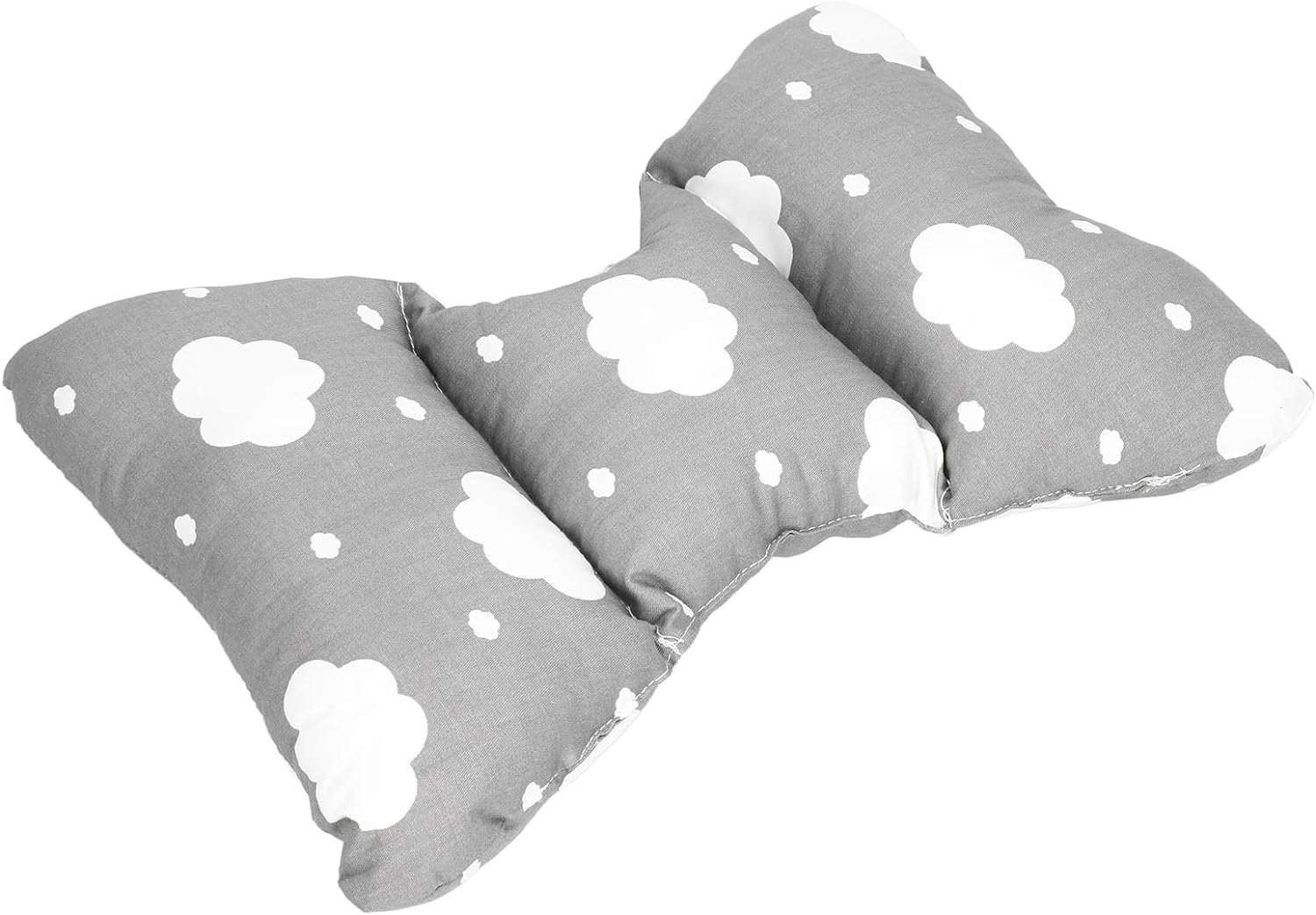 Baby Pillow, Neck Protector Cotton Baby Pillow Environmentally Friendly for Baby(\xe3\x80\x90White C