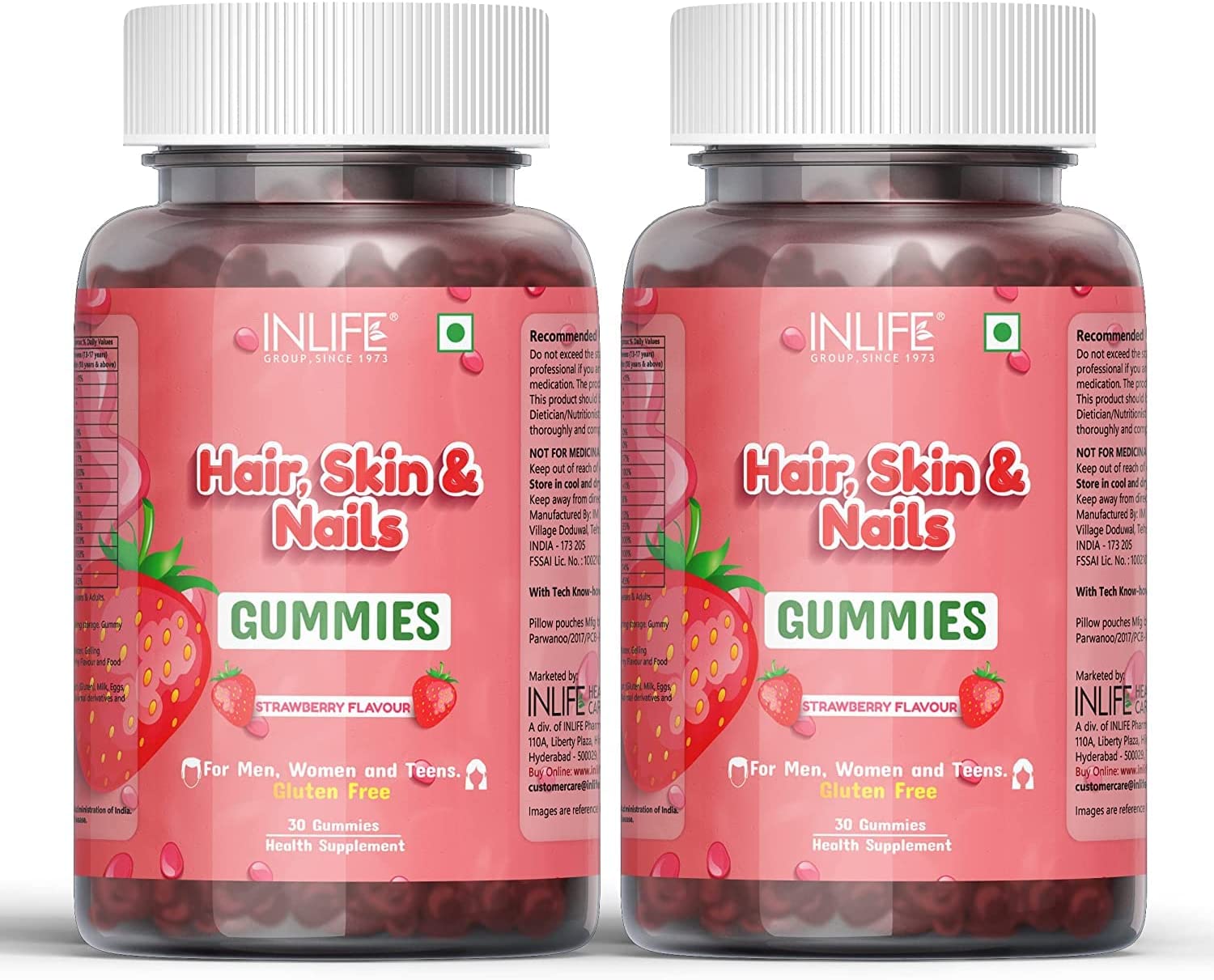 AUT Biotin Hair Gummies,Hair Skin & Nails Supplement for Men Women and Teens,Hair Growth,Hair Fall C