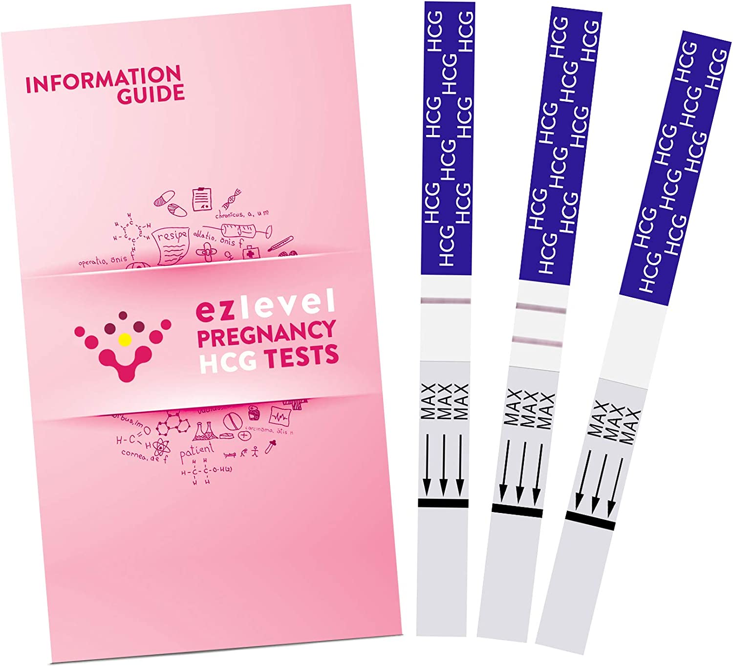 EZ Level 25 Pregnancy Test Strips (25 Count)